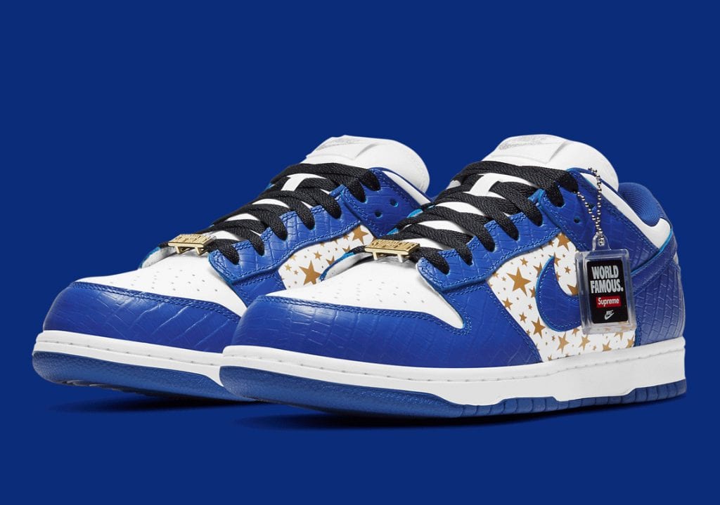 ᐉ Supreme x Nike SB Dunk Low “Hyper Blue” - Zapas News