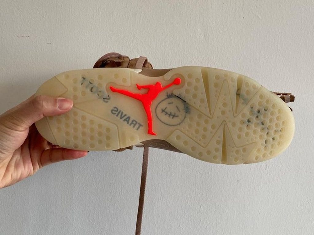 ᐉ Primeras imágenes de la Travis Scott x Air Jordan 6 “British Khaki” -  Zapas News