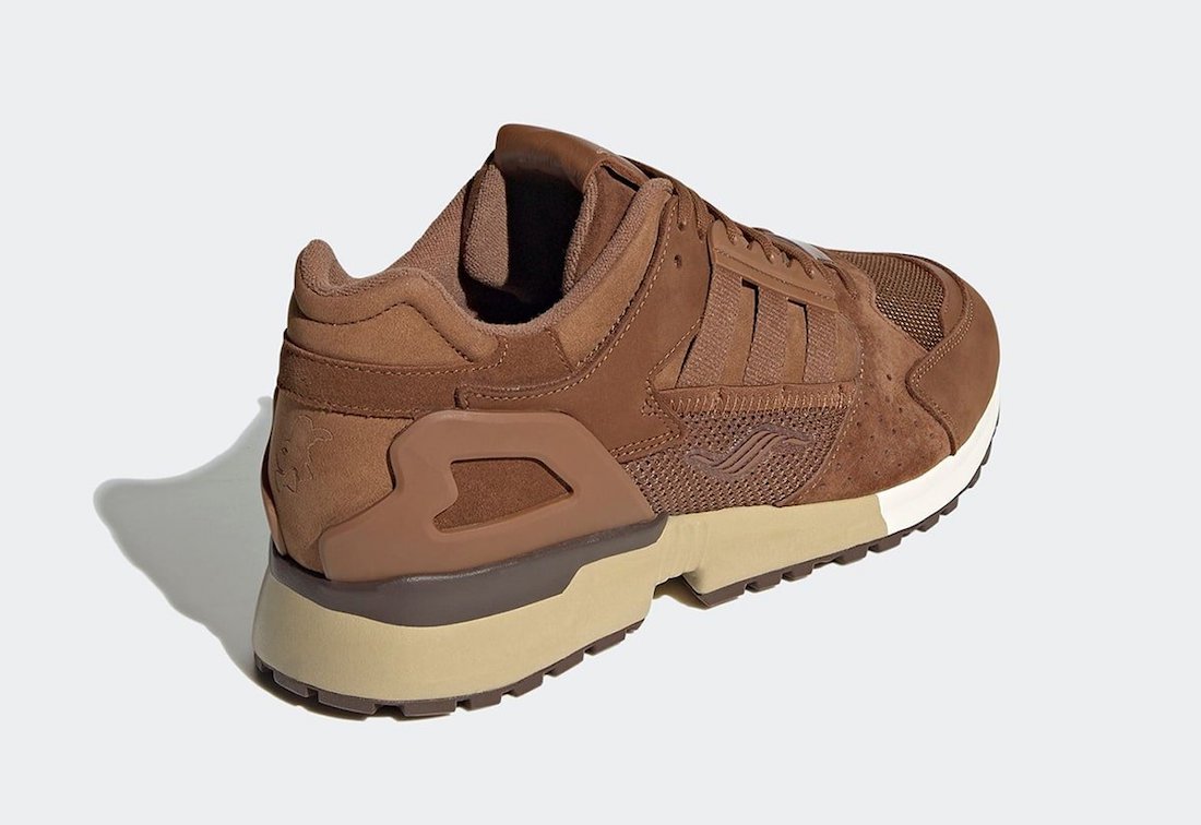 Adidas Men ZX 10000 C Schokohase brown wild brown cream white savannah