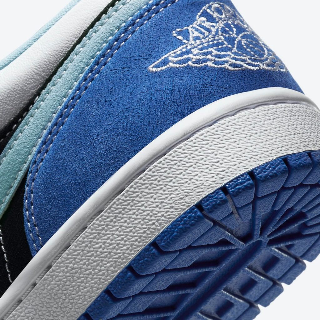 ᐉ Air Jordan 1 Low en negro, Blanco y azul - Zapas News