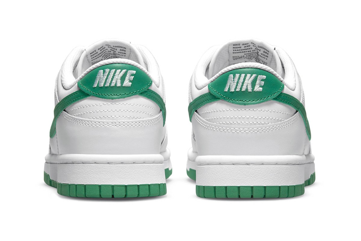 ᐉ Imágenes oficiales de las Nike Dunk Low en blanco y verde - Zapas News
