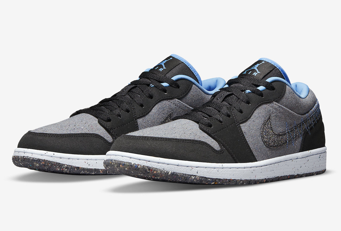 ᐉ Nuevas Air Jordan 1 Low Crater en negro y gris a la vista - Zapas News