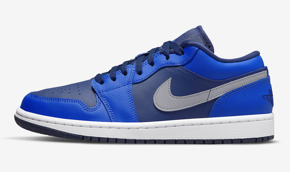 ᐉ Unas Air Jordan 1 Low en Azul Royal para mujeres - Zapas News