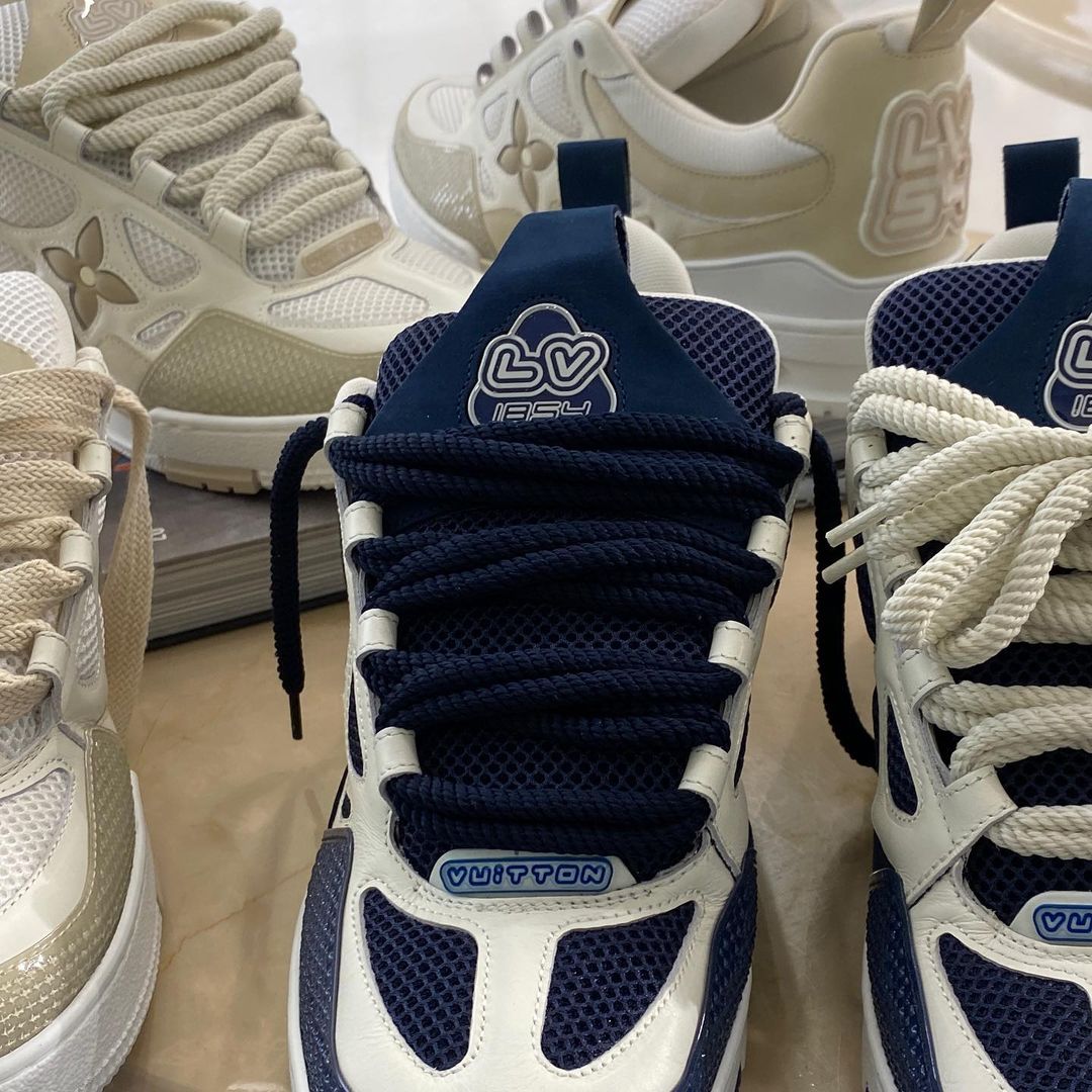 skechers go walk navy trainers